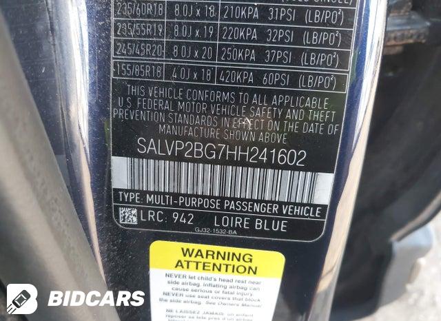 SALVP2BG7HH241602 2017 Land Rover Range Rover photo no. 9