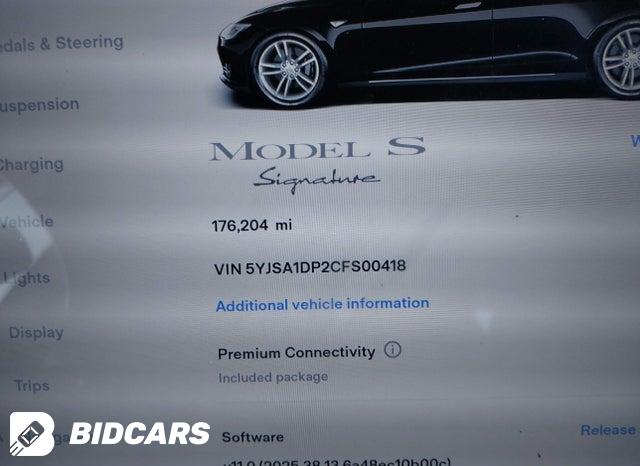 5YJSA1DP2CFS00418 2012 Tesla Model S photo no. 7