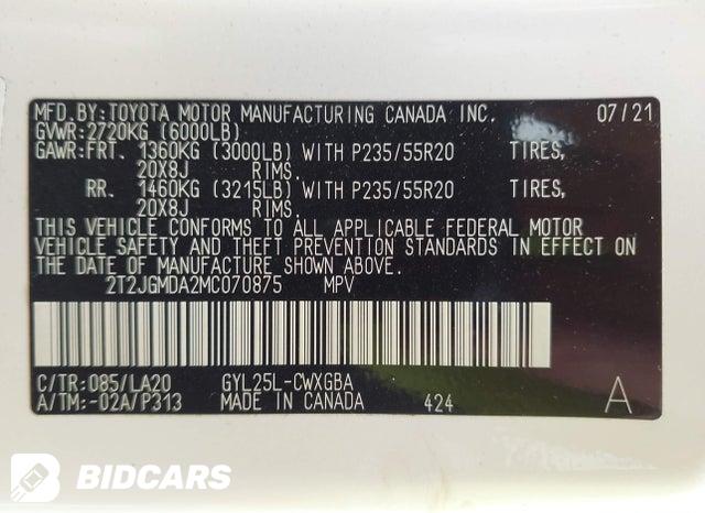 2T2JGMDA2MC070875 2021 Lexus RX photo no. 9