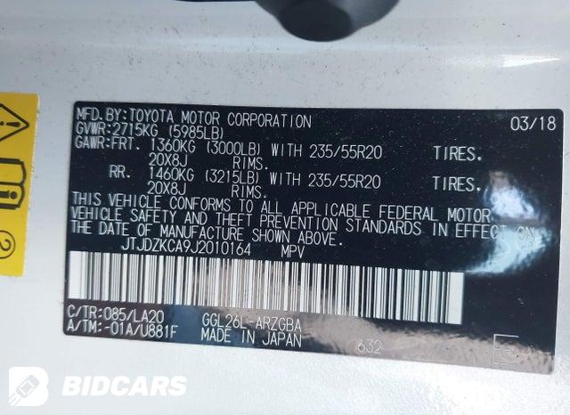 JTJDZKCA9J2010164 2018 Lexus RX 350L photo no. 9
