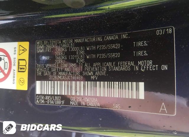 2018 Lexus RX — VIN 2T2BZMCA5JC146469, фото 9