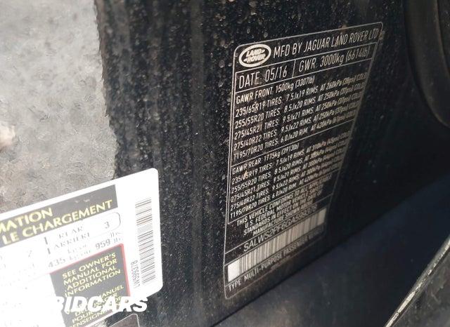 SALWS2PF6GA599378 2016 Land Rover Range Rover photo no. 9
