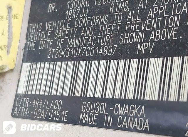 2T2GK31UX7C014897 2007 Lexus RX photo no. 9