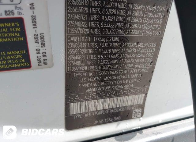 SALGS2SV2JA509301 2018 Land Rover Range Rover photo no. 9