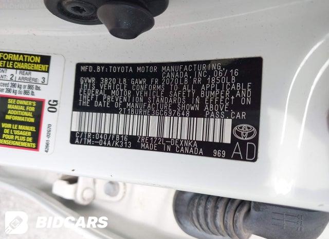 2T1BURHE3GC697648 2016 Toyota Corolla photo no. 9
