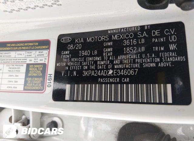 3KPA24AD2LE346067 2020 KIA Rio photo no. 9