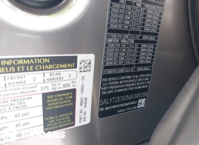 SALYT2EX0NA346586 2022 Land Rover Range Rover photo no. 9