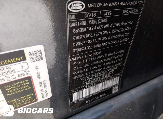 SALWR2RE9JA809575 2018 Land Rover Range Rover photo no. 9