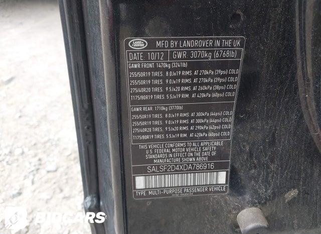 SALSF2D4XDA786916 2013 Land Rover Range Rover photo no. 9