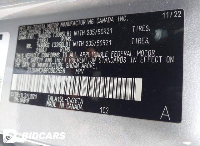 2T2BAMCA8PC002558 2023 Lexus RX photo no. 9