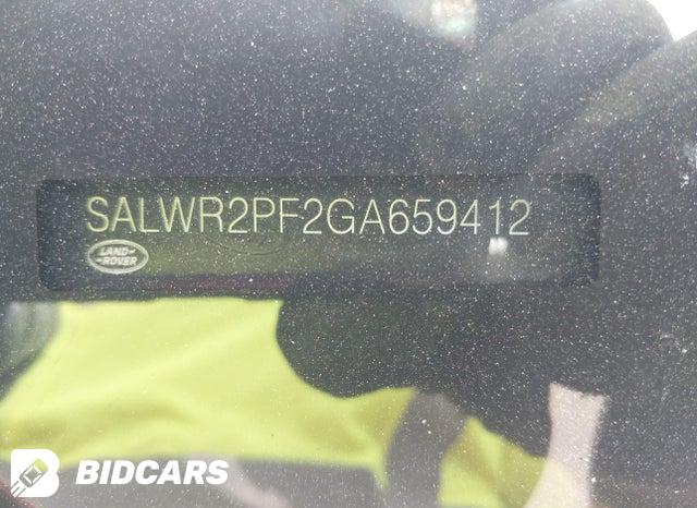SALWR2PF2GA659412 2016 Land Rover Range Rover photo no. 9