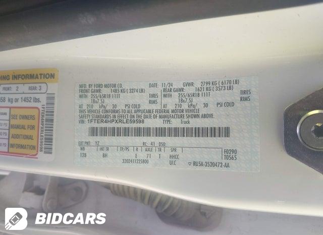 1FTER4HPXRLE59598 2024 Ford Ranger photo no. 9