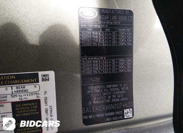 SALEKERX6N2074623 2022 Land Rover Defender photo no. 9
