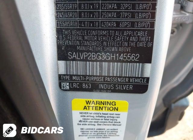 SALVP2BG3GH145562 2016 Land Rover Range Rover photo no. 9