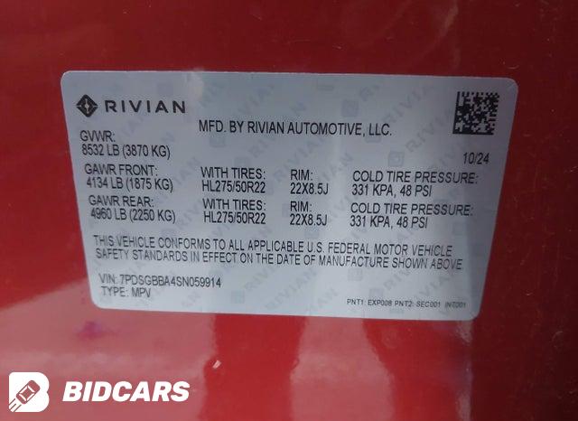 7PDSGBBA4SN059914 2025 Rivian R1S photo no. 9