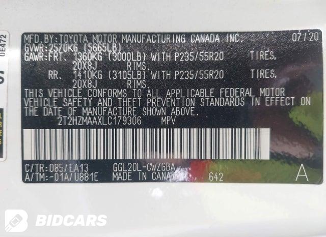 2T2HZMAAXLC179306 2020 Lexus RX photo no. 9