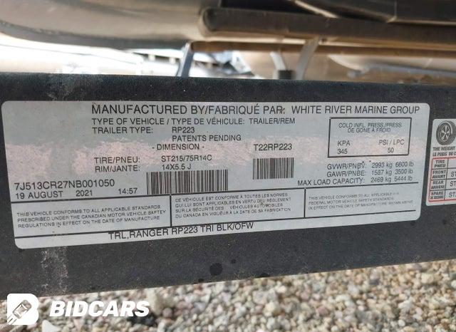 RGR25454I12200000 2022 Ranger Pontoon photo no. 12