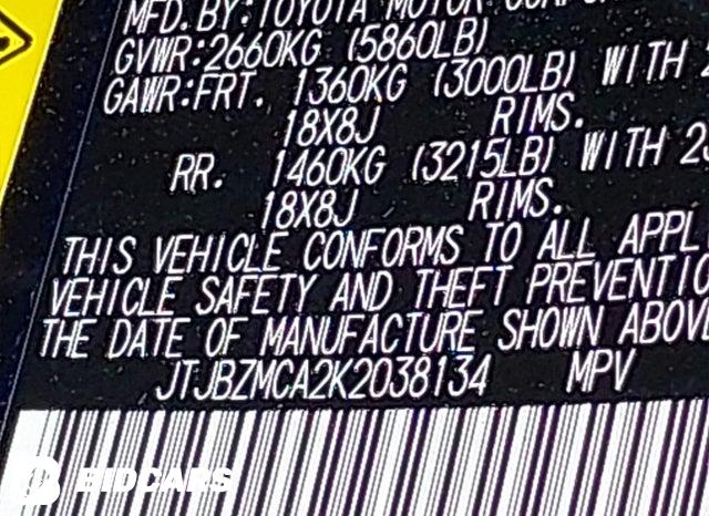 JTJBZMCA2K2038134 2019 Lexus RX photo no. 9