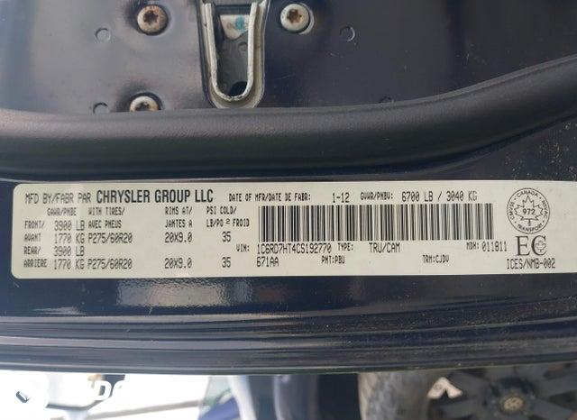 1C6RD7HT4CS192770 2012 RAM 1500 photo no. 9