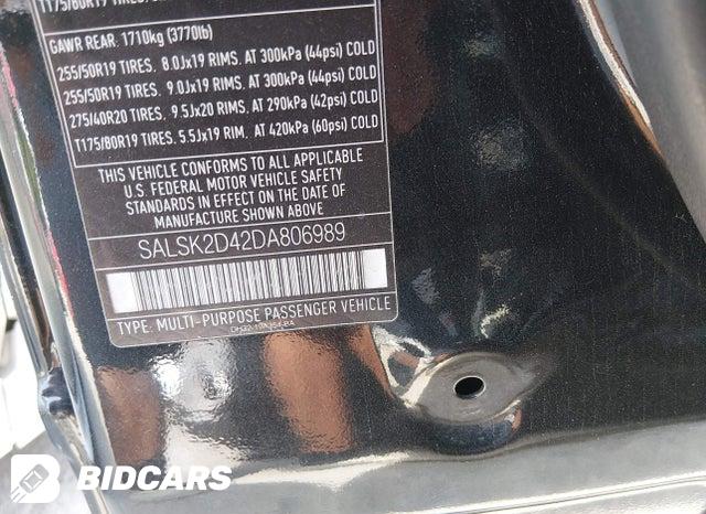 SALSK2D42DA806989 2013 Land Rover Range Rover photo no. 9