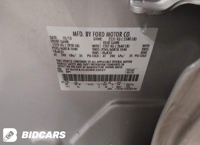 2FMDK4JC2DBE32021 2013 Ford Edge photo no. 9