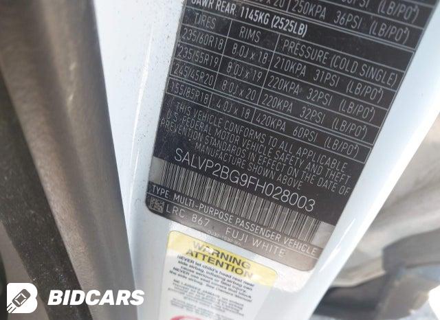 SALVP2BG9FH028003 2015 Land Rover Range Rover photo no. 9