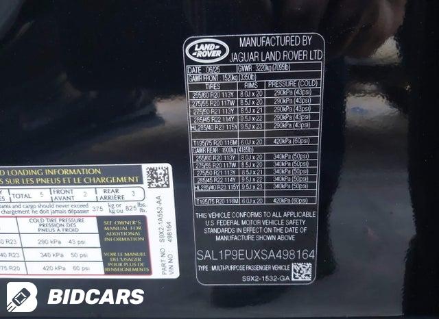 SAL1P9EUXSA498164 2025 Land Rover Range Rover photo no. 9