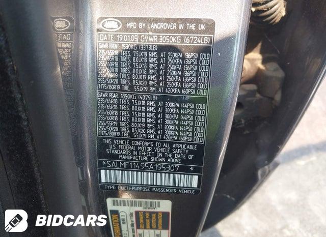 SALMF11495A195307 2005 Land Rover Range Rover photo no. 9