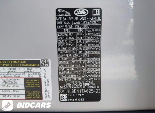 2026 Land Rover Range Rover — VIN SAL1L9E41TA625493, фото 9