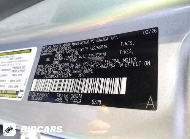 2026 Lexus RX — VIN 2T2BAMCAXTC142816, şəkil 9