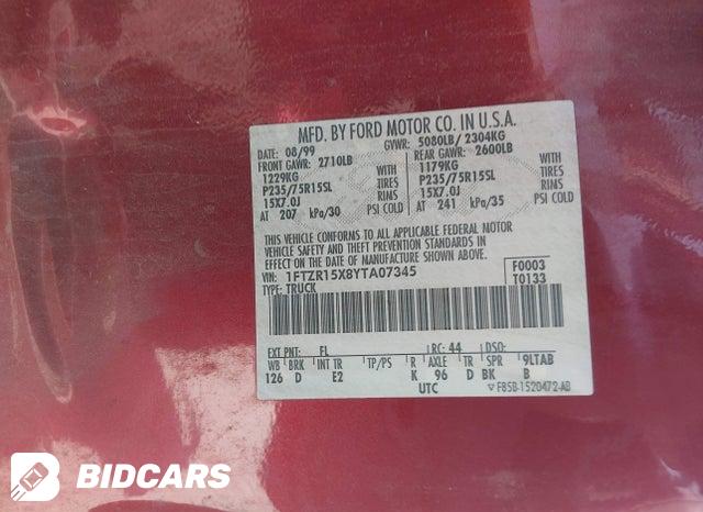 1FTZR15X8YTA07345 2000 Ford Ranger photo no. 9