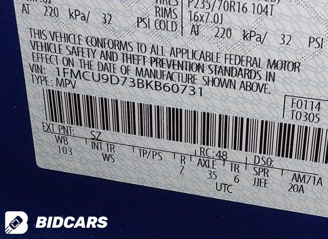 1FMCU9D73BKB60731 2011 Ford Escape photo no. 9