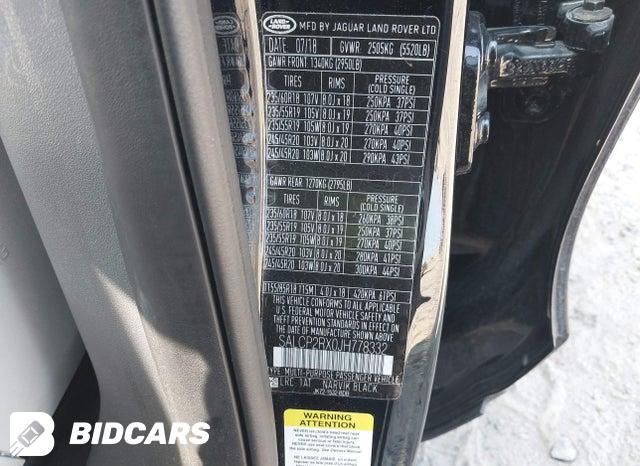 2018 Land Rover Discovery — VIN SALCP2RX0JH778332, фото 9