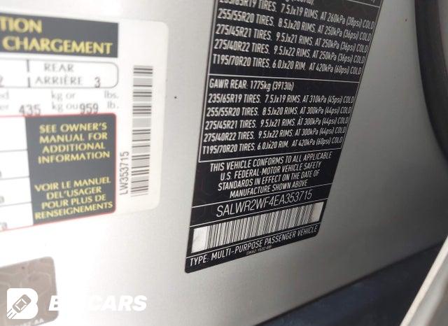 SALWR2WF4EA353715 2014 Land Rover Range Rover photo no. 9