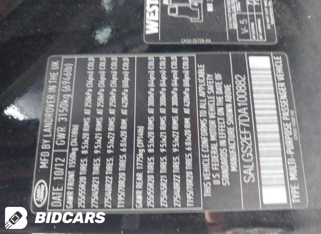 SALGS2EF7DA100882 2013 Land Rover Range Rover photo no. 9