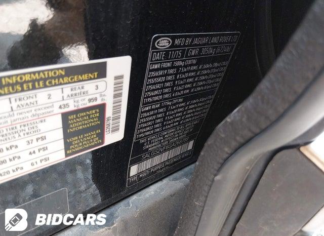 SALGS2VF6GA268789 2016 Land Rover Range Rover photo no. 9