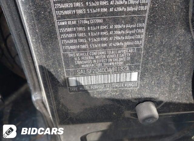 SALSF2D40DA811323 2013 Land Rover Range Rover photo no. 9