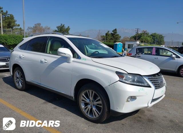 2T2ZK1BA5DC110983 2013 Lexus RX photo no. 1