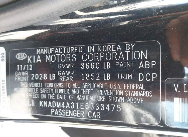 KNADM4A31E6333475 2014 KIA Rio photo no. 9