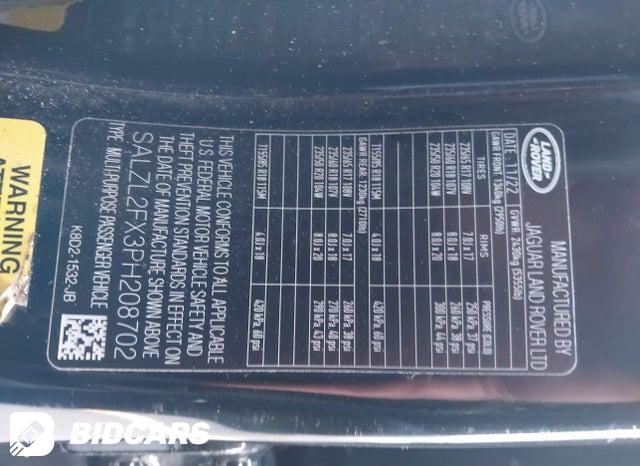 SALZL2FX3PH208702 2023 Land Rover Range Rover photo no. 9
