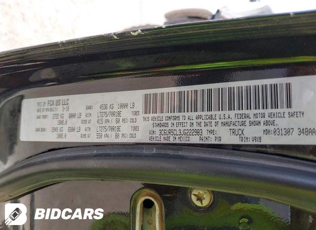 2018 RAM 2500 — VIN 3C6UR5CL3JG222983, şəkil 9