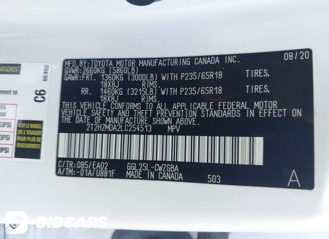 2T2HZMDA2LC254513 2020 Lexus RX photo no. 9