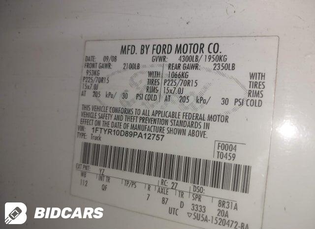 1FTYR10D89PA12757 2009 Ford Ranger photo no. 9