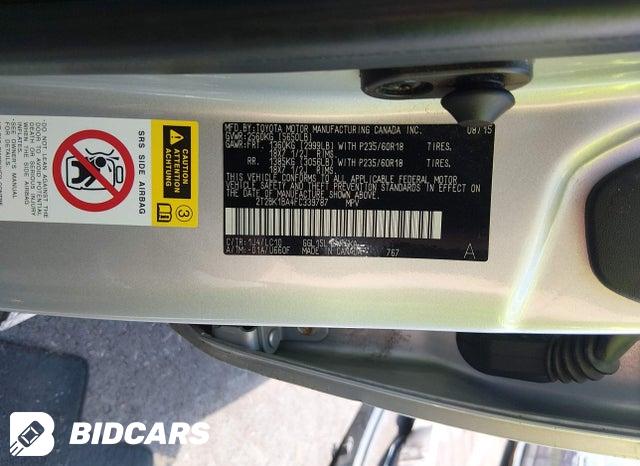 2T2BK1BA4FC339787 2015 Lexus RX photo no. 9