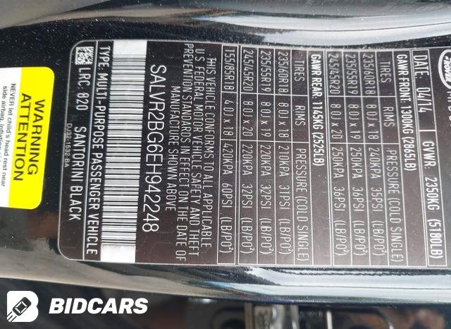 SALVR2BG6EH942248 2014 Land Rover Range Rover photo no. 9