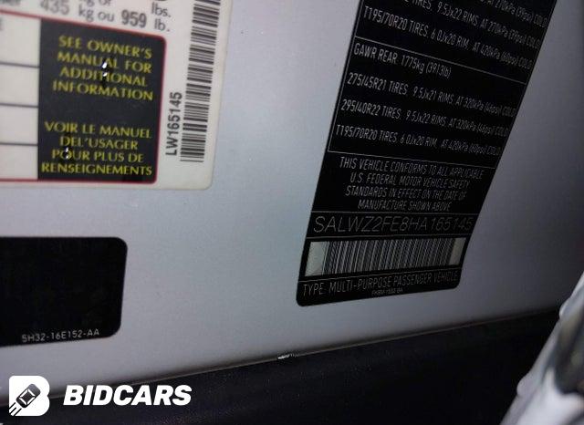SALWZ2FE8HA165145 2017 Land Rover Range Rover photo no. 9
