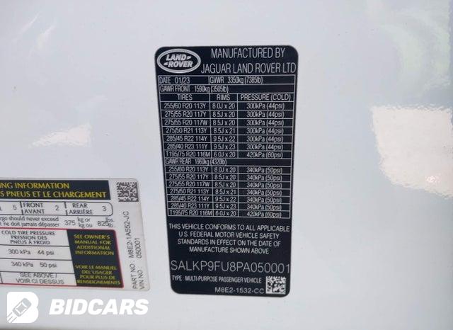 2023 Land Rover Range Rover — VIN SALKP9FU8PA050001, şəkil 9