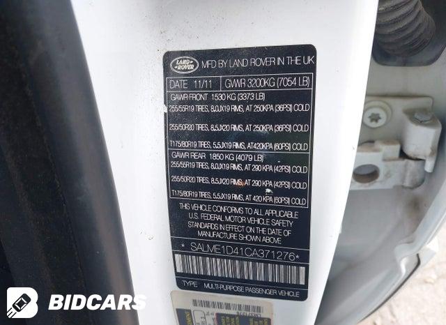 SALME1D41CA371276 2012 Land Rover Range Rover photo no. 9
