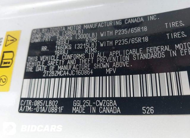 2T2BZMCA4JC160864 2018 Lexus RX photo no. 9