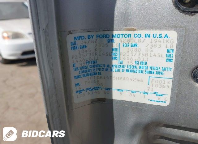 1FTCR14T5HPA94246 1987 Ford Ranger photo no. 9